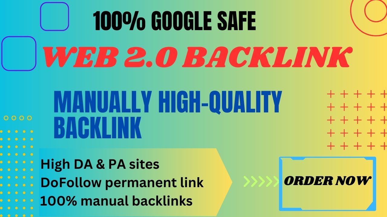 Powerful 50 Dofollow Web 2.0 Backlinks Blog High-auth...
