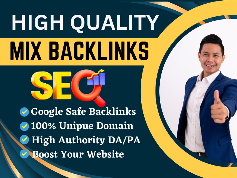 I will create high DA Dofollow 150 mix backlinks for ...