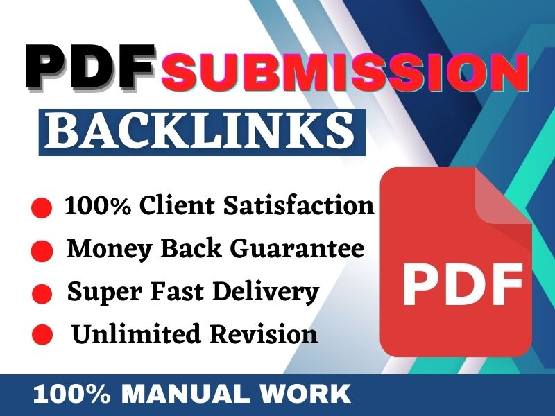 I will manually provide 100 PDF submission on 100 hig...