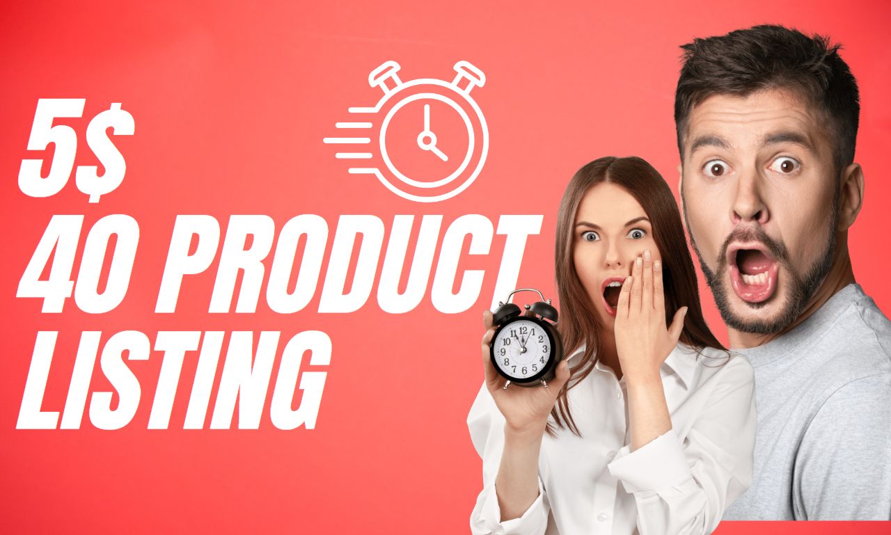 I will do product listing on any website, proper des...