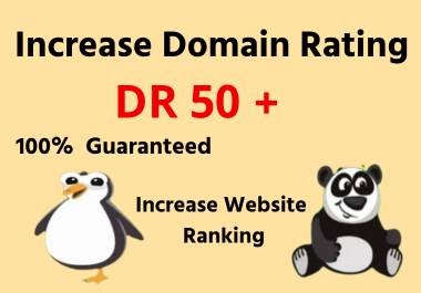 I will increase Ahrefs domain rating DR 50 fast with ...