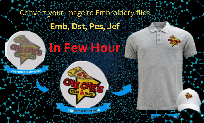 I will do Professional Embroidery Digitizing for High...