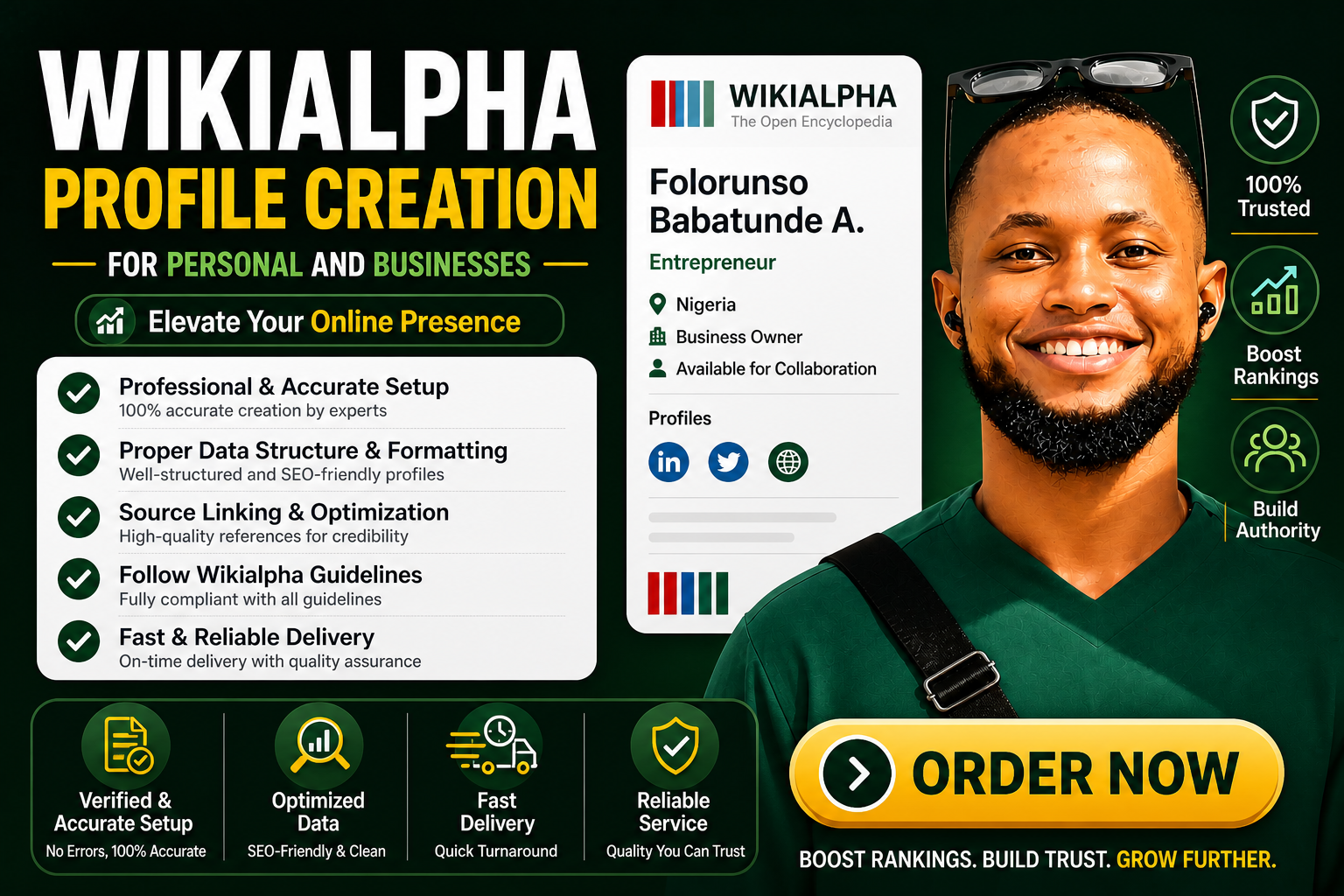 I will create a well verified Wikialpha page for Pers...