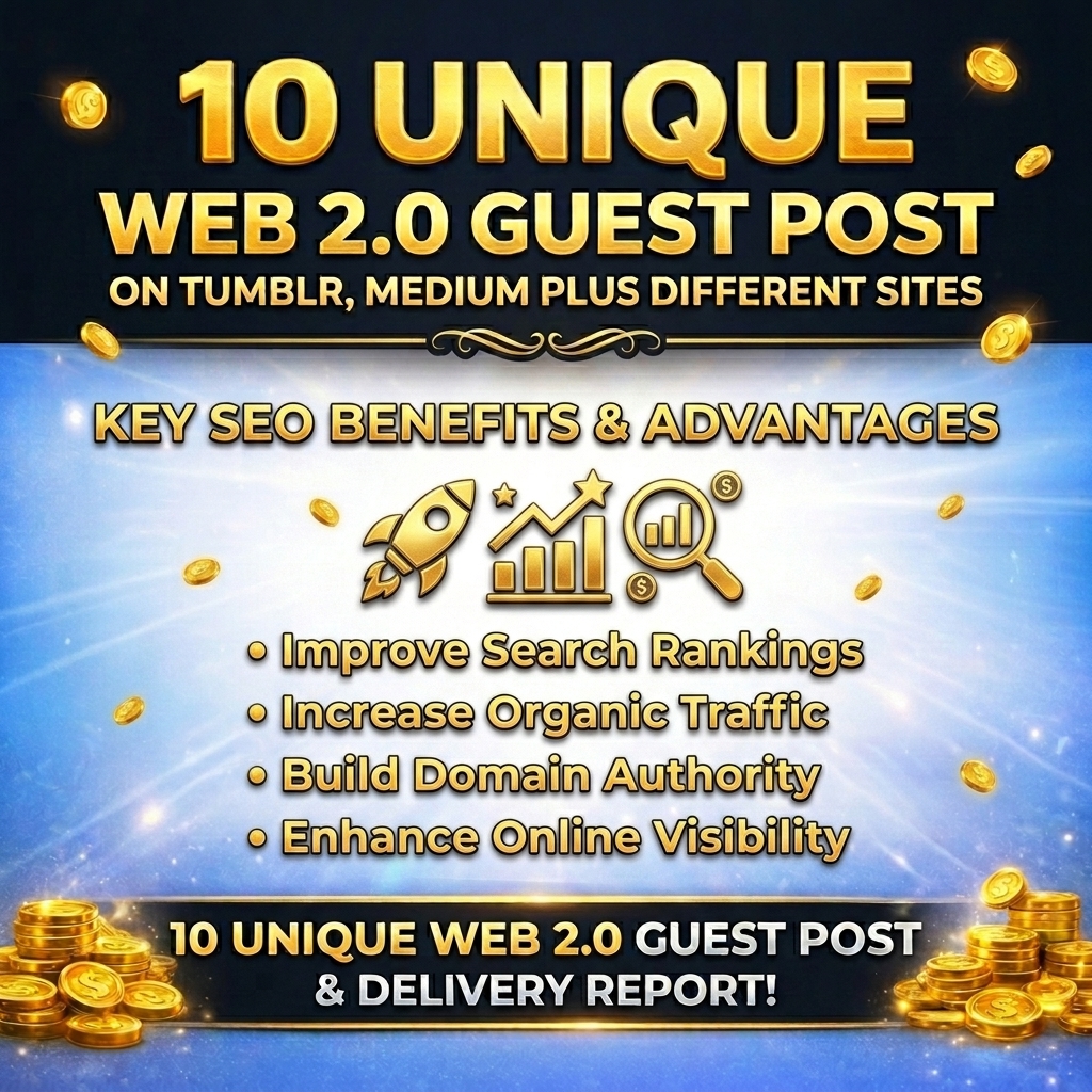 10 unique web2.0 guest post on Tumblr, Medium plus d...