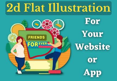 Custom Flat and vector Illustrations for Web and Mobi...