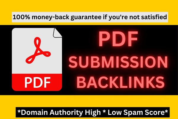 60 PDF submissions on top high DA, PA, site Low spa...