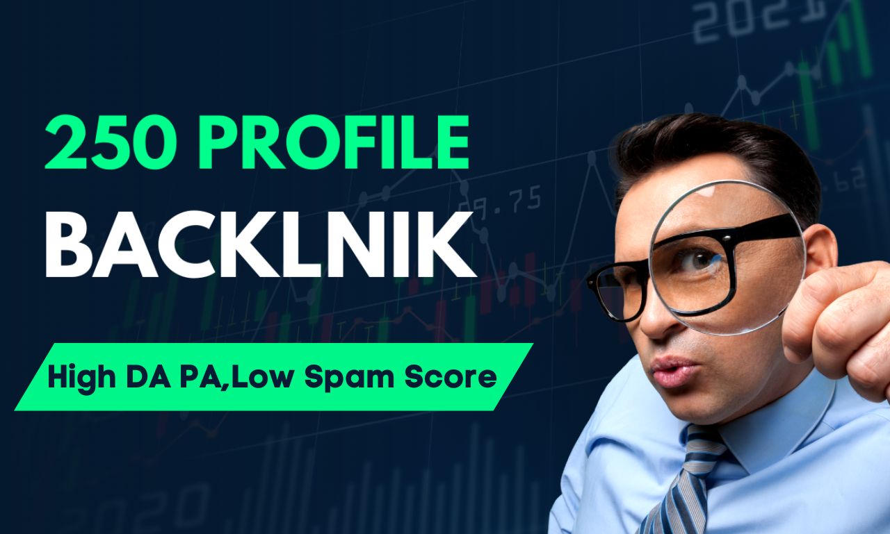 I will do High authority low spam score 250 profile b...