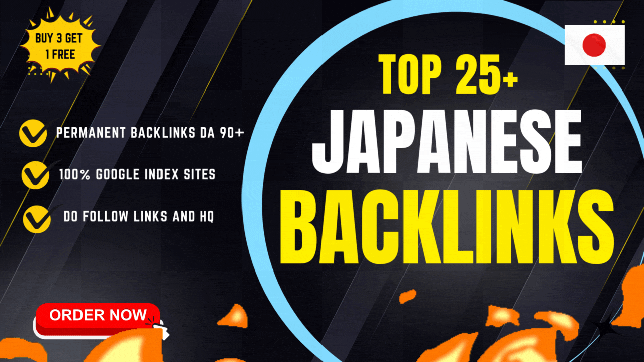 Boost Your SEO with High Authority Japanese Backlinks...