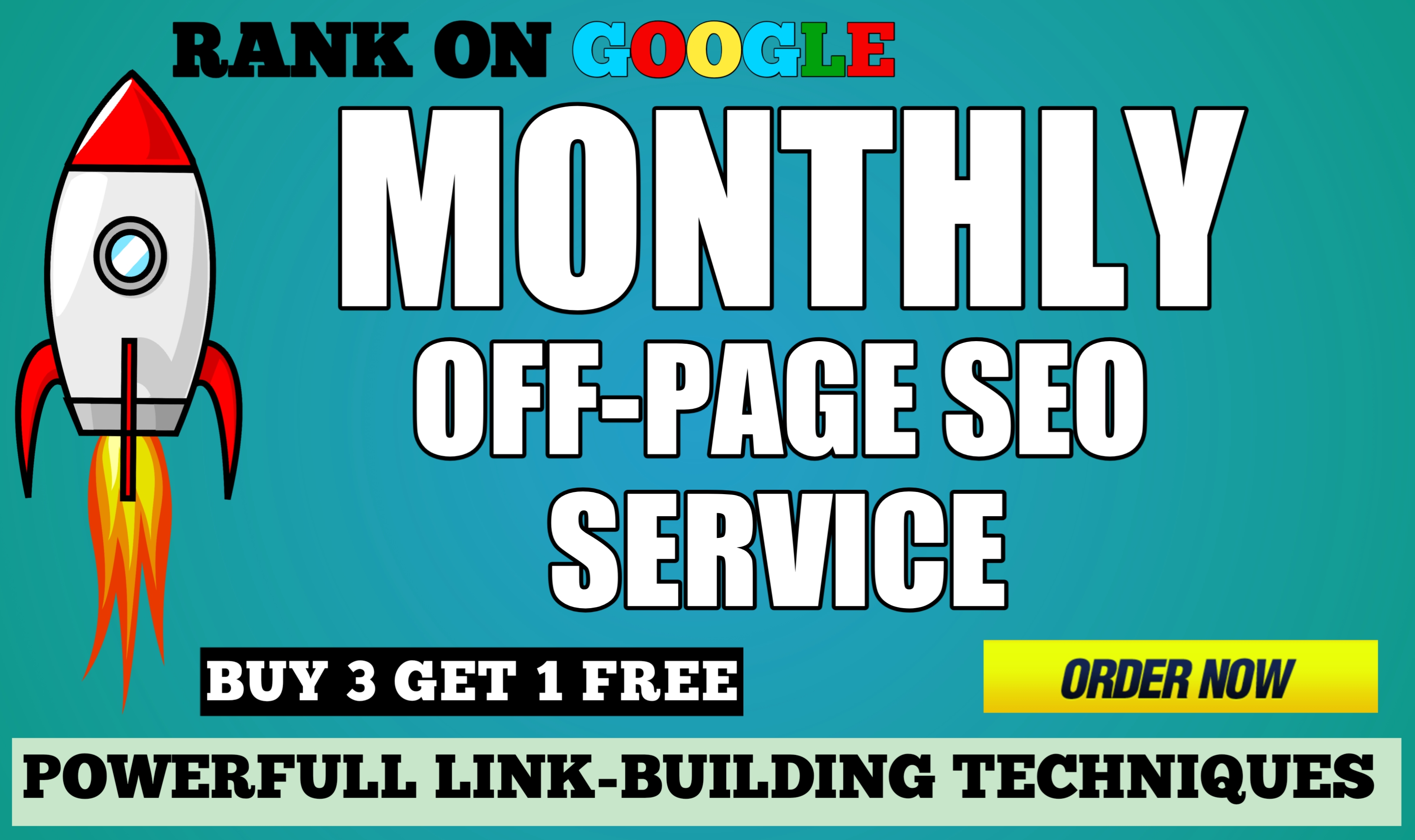 Rank On Google Monthly off page SEO backlinks service...