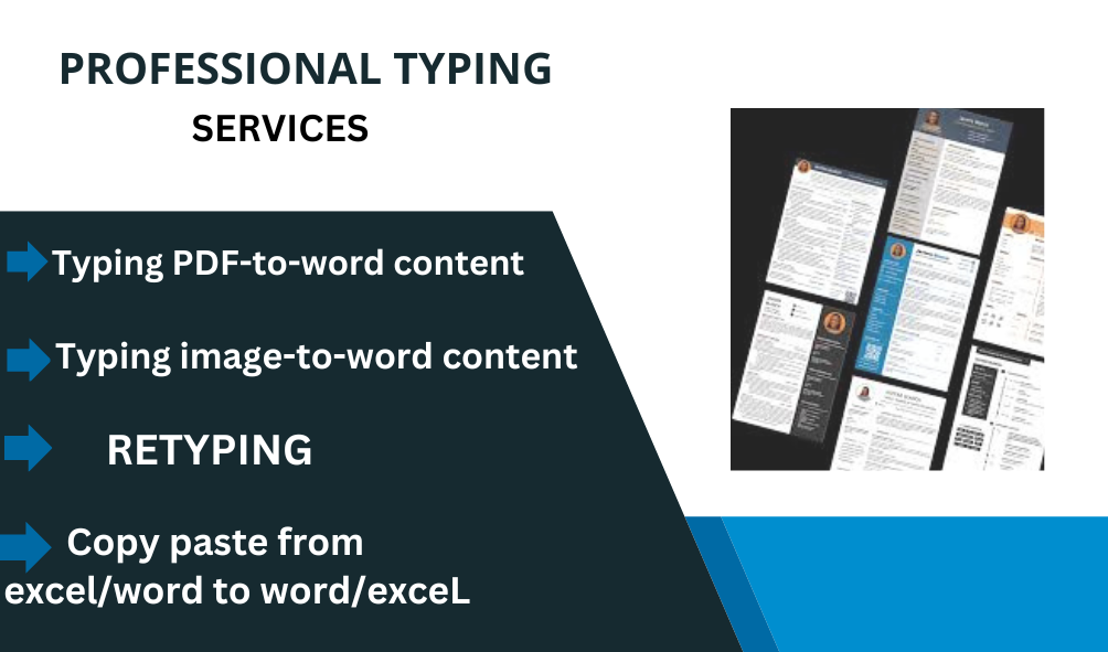 I will do fastest data entry, web research, excel, ...