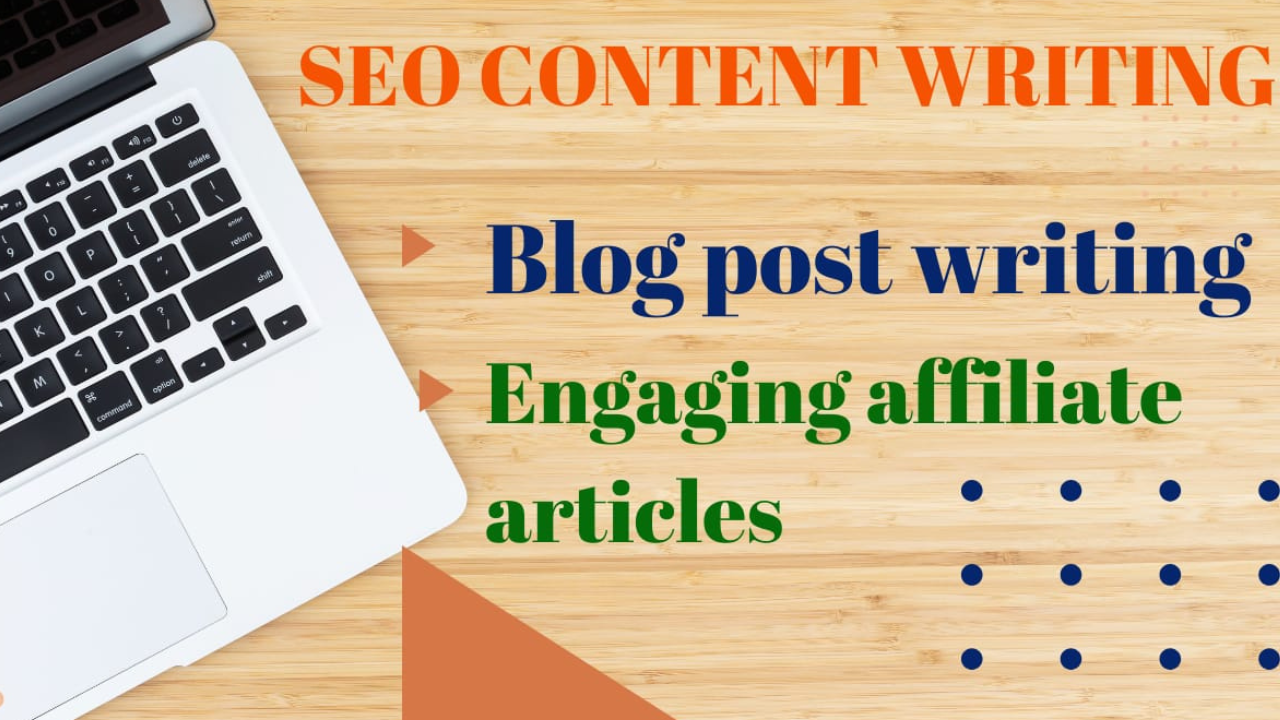 I will do SEO content writing, blog post writing, a...