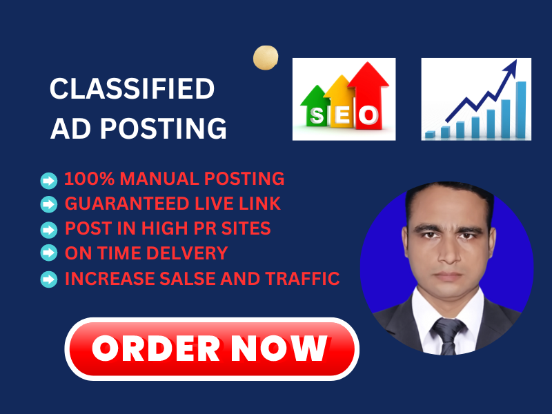 I will do 50 classified ad posting in top classified ...