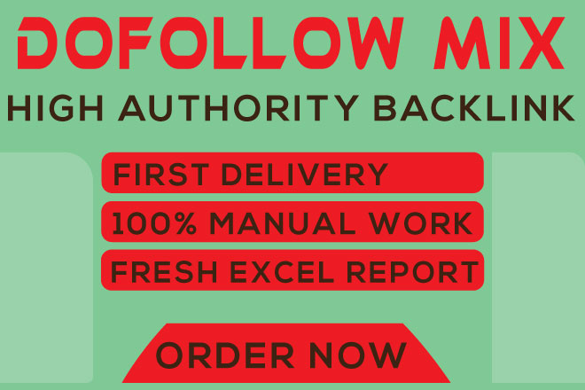 I will provide 215 high DA dofollow mix backlinks for...