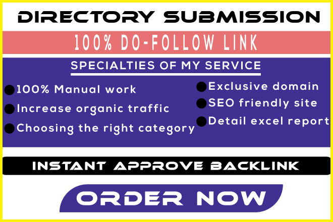 100 Directory Submission Manual Work Do Follow Backli...