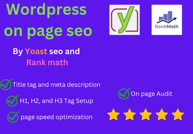 I will do best onpage SEO optimizations for your webs...