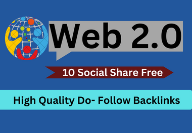 I will manually make 80 web 2.0 Backlinks to high da ...