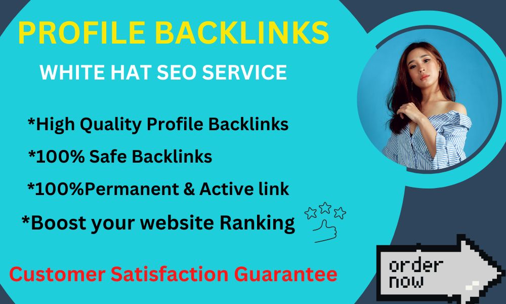 I will create unique 101 High Quality Dofollow Profil...