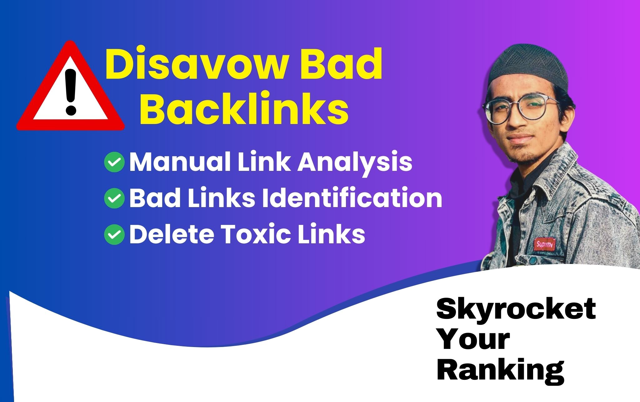 disavow backlinks and toxic links to recover spam sco...
