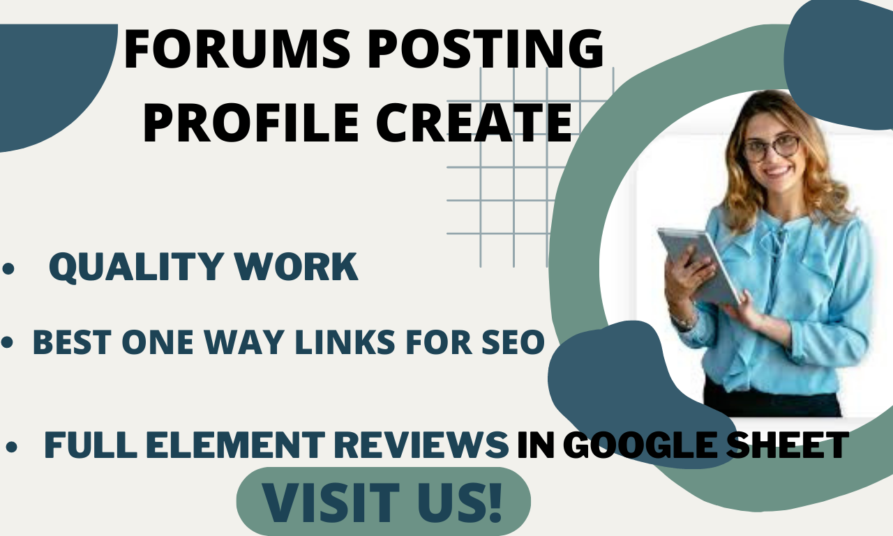 I will build 60 manual unique forum posting on high a...