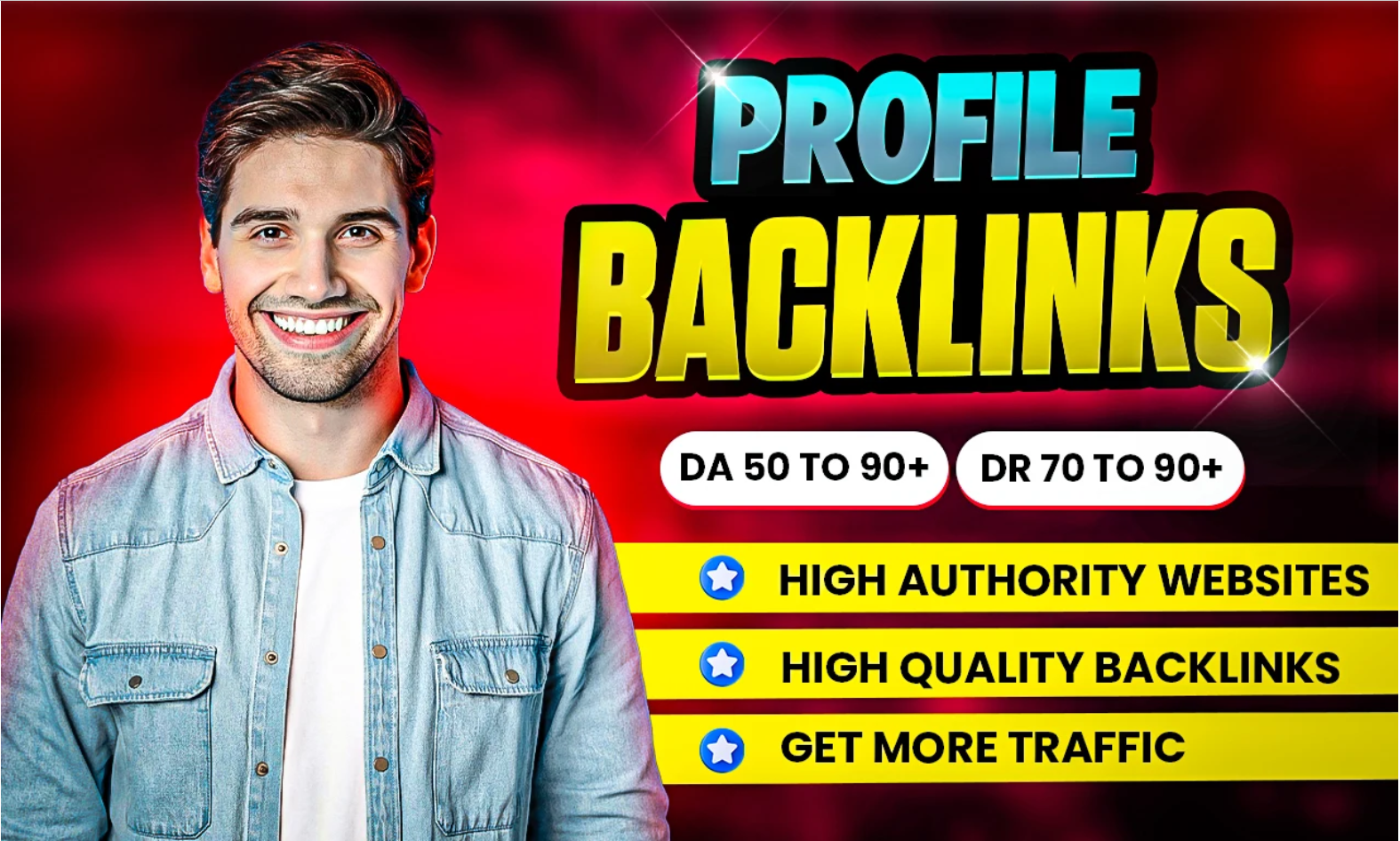 Powerful 200 dofollow profile backlinks DA50+ seo lin...