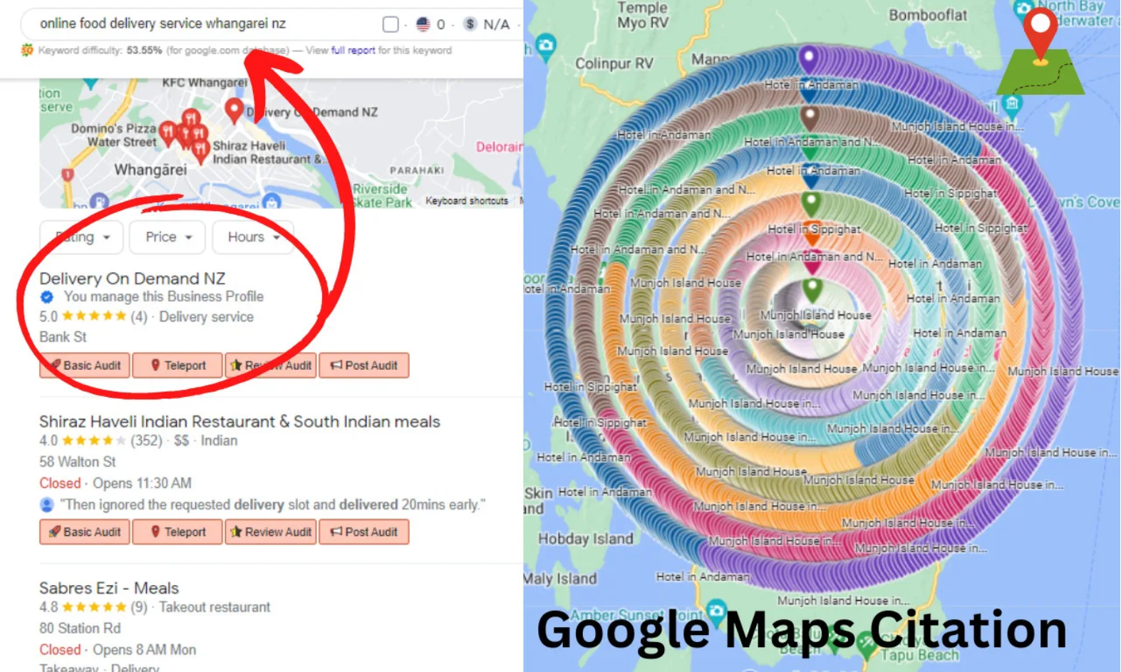 Create 1500 google maps citations for gmb ranking and...