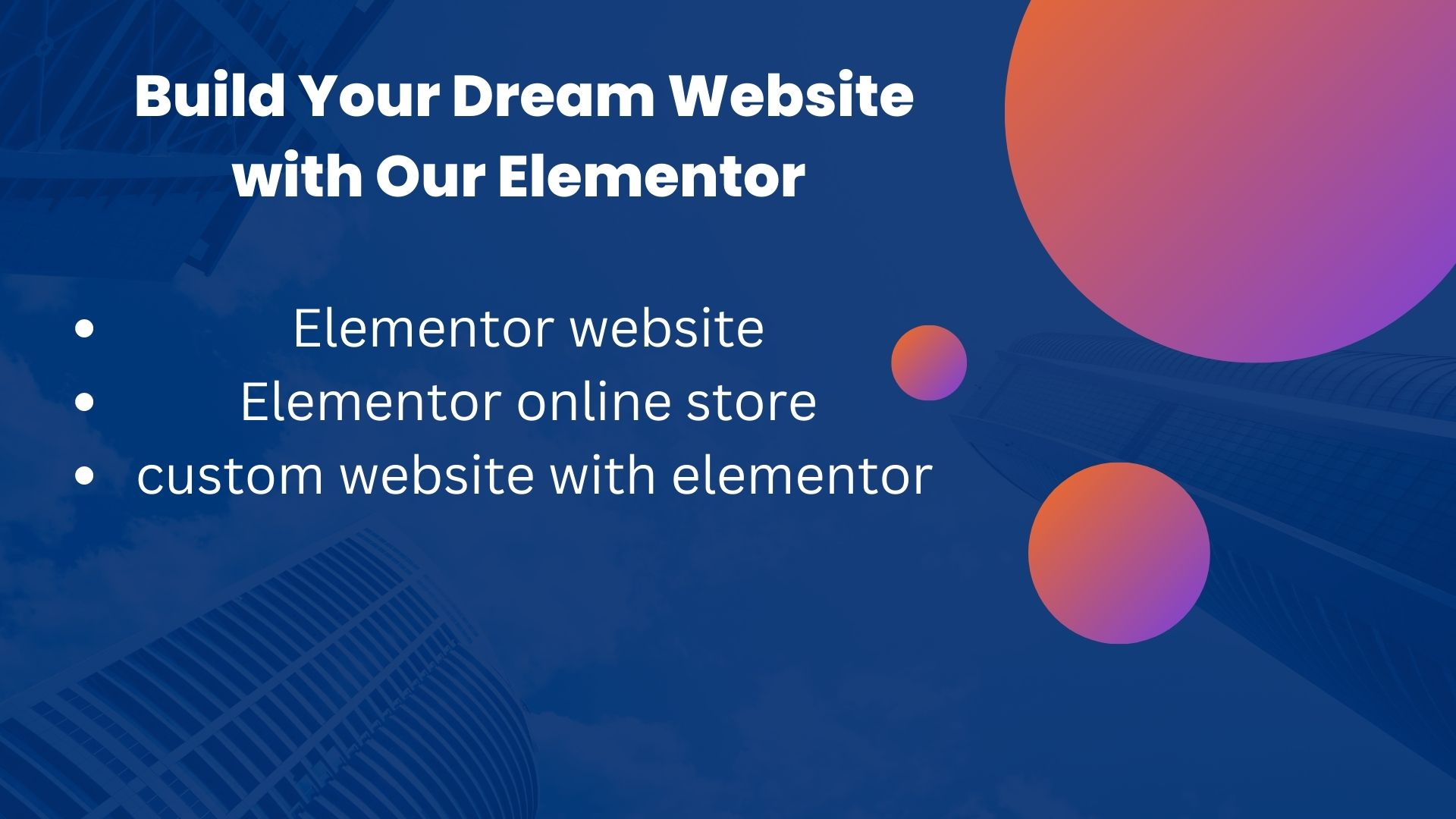 Build Your Dream Website with Our Elementor and WordP...
