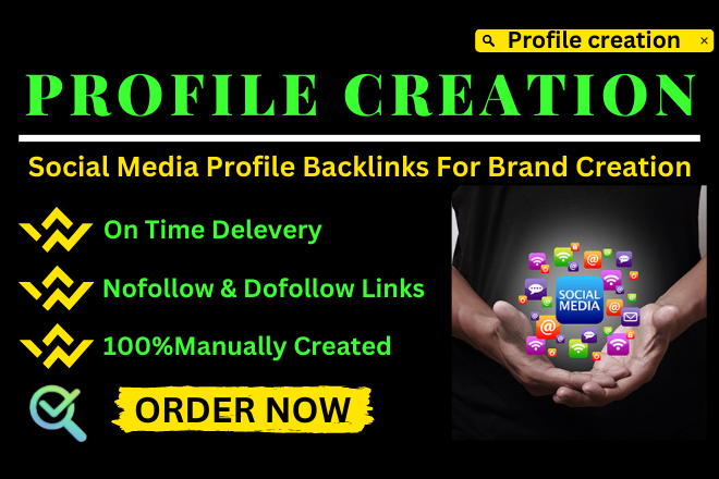 I will do DA 90+ HIGH Authority 50 profile creation i...