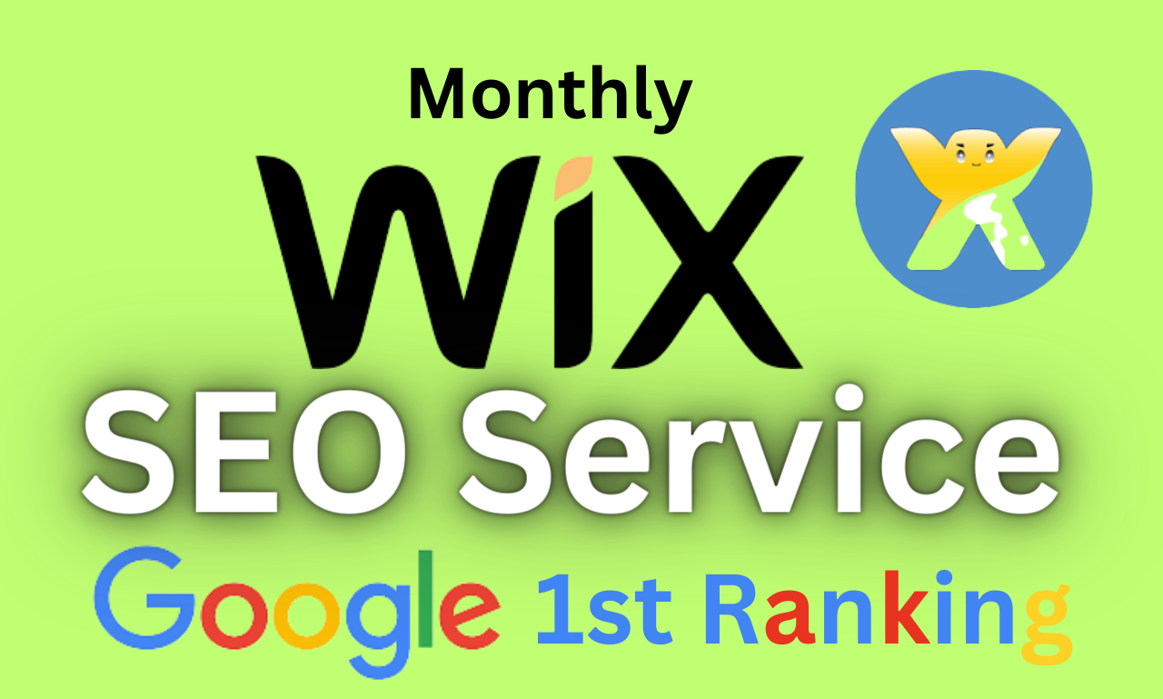 I will do monthly wix SEO service for google top rank...