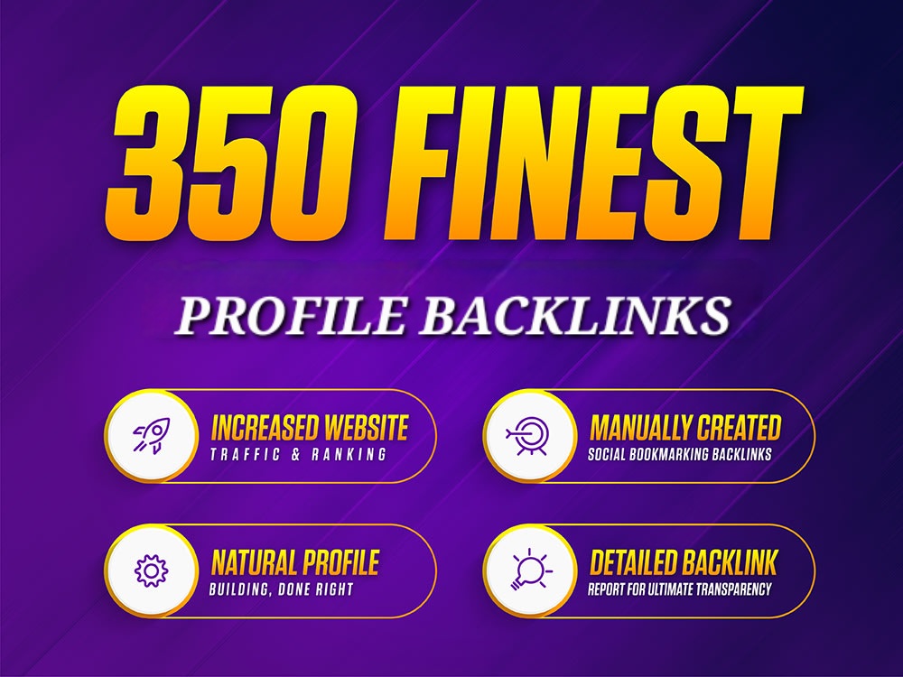350+ Quality Profile Backlinks with DA 50+ and Increa...