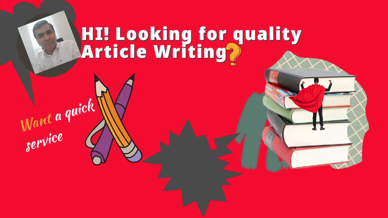 Guys Great piece of Article or Essay Writing work for...