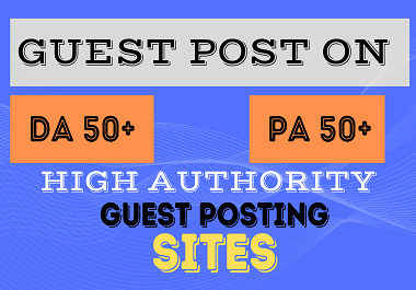 Write and publish guest post on high authority dofoll...