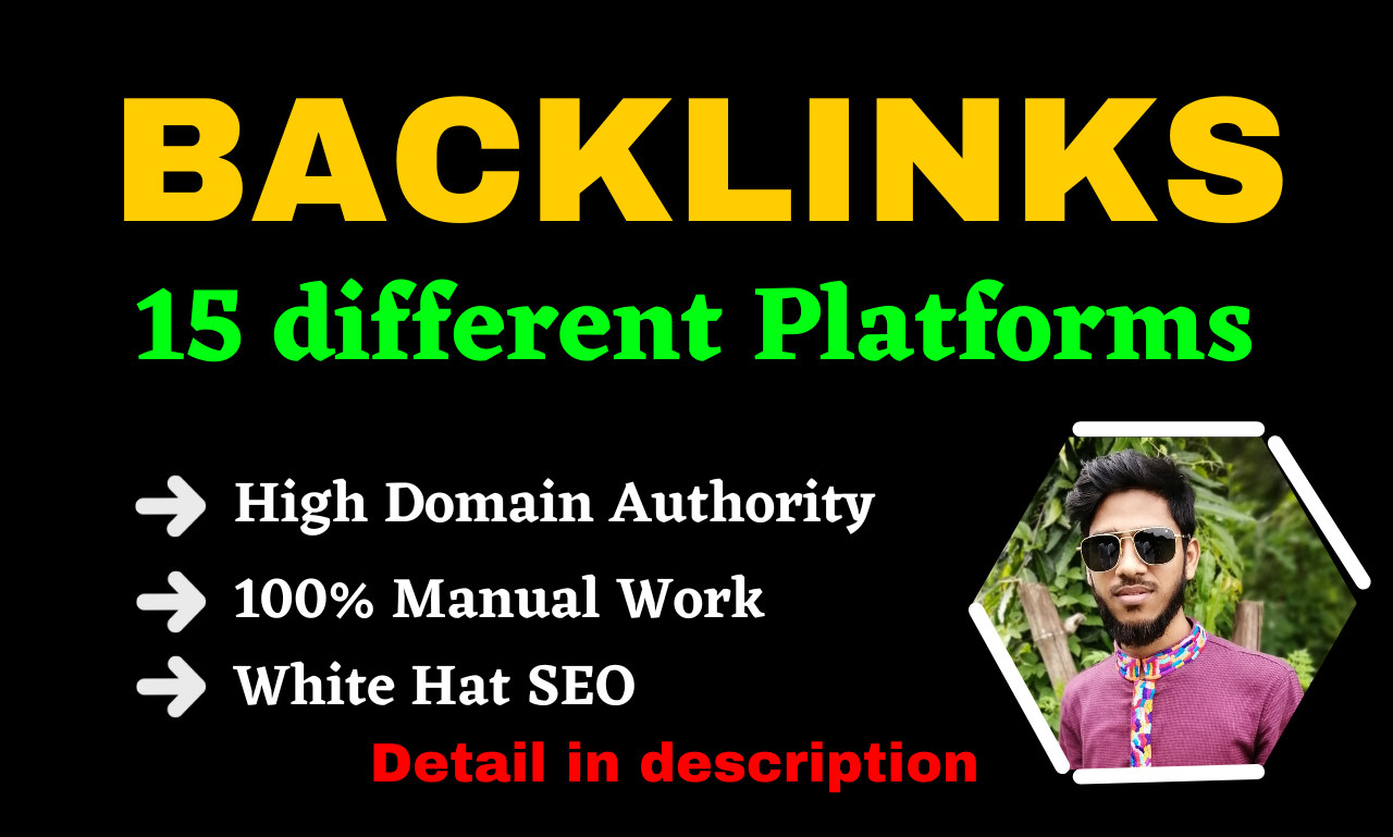 I will provide 100 white hat high authority seo backl...