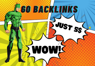 I Will Create 60 High-Quality SEO Backlinks