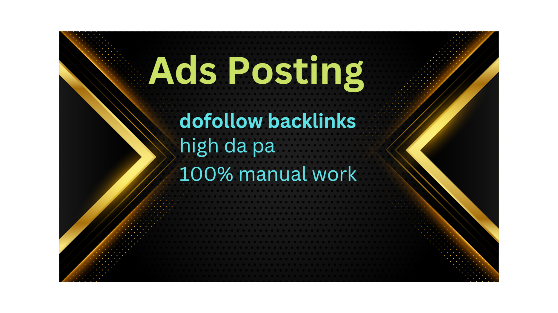 I will do 100 ads post backlinks in top ad posting si...