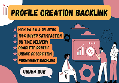 I will make 50 social profile creation backlinks for ...