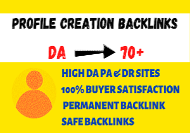 100 Social media profile creation dofollow SEO backli...