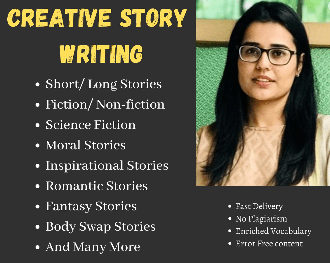 I will write engaging and creative short stories for ...