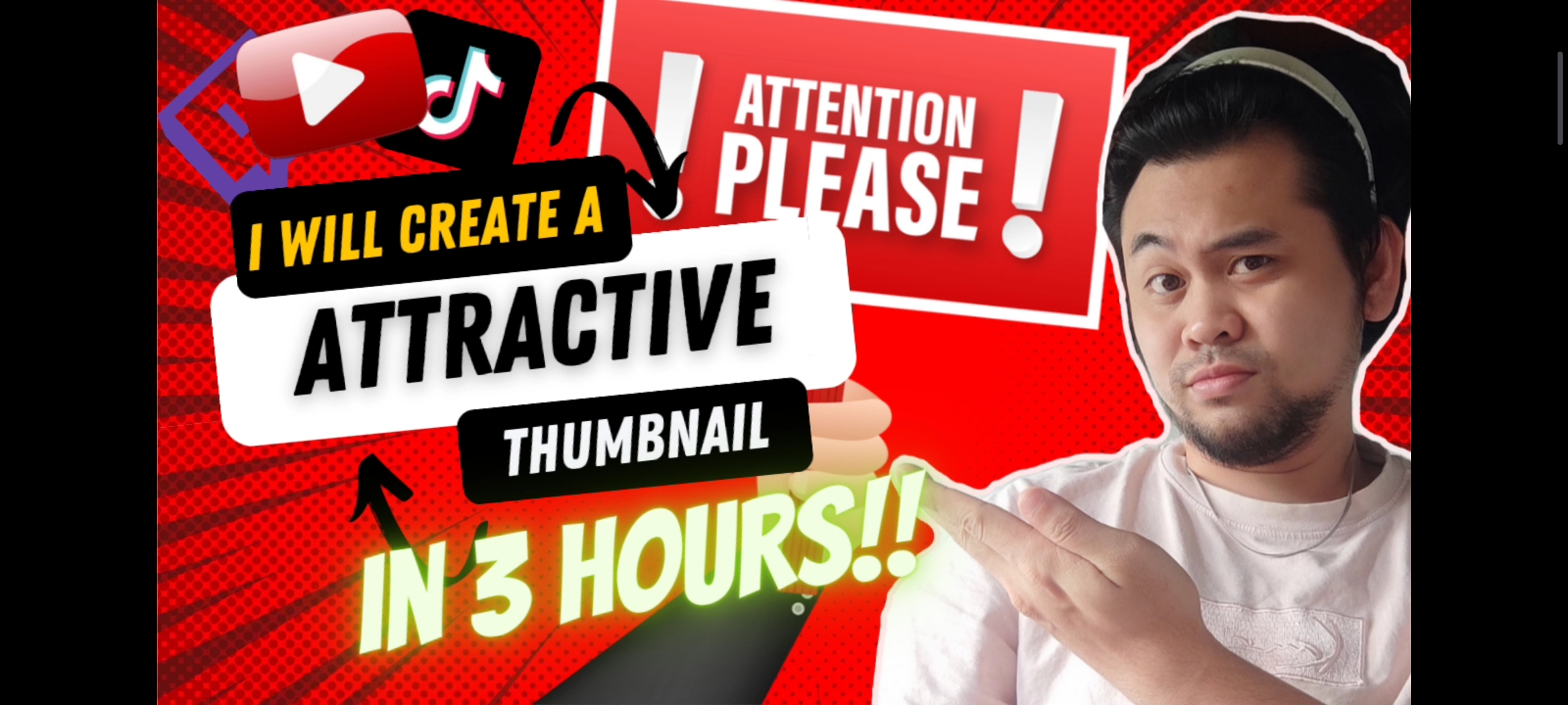 Professional Thumbnail Design - Eye-catching and Atte...