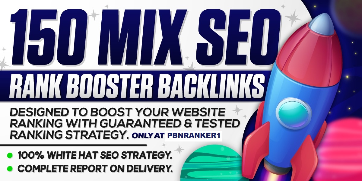 Manually Created 150 SEO RANK BOOSTER BACKLINKS UNIQU...