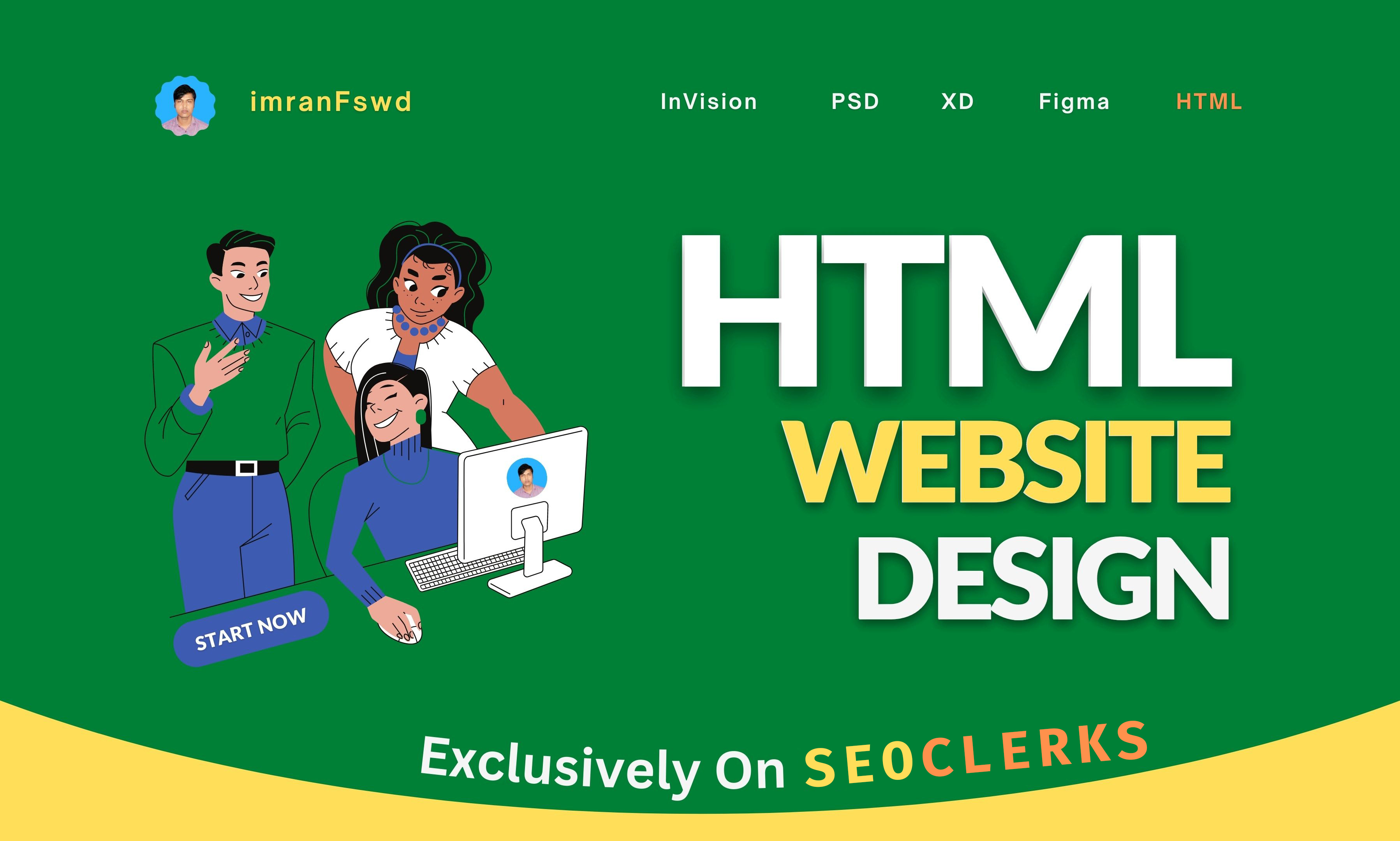I Will Build HTML CSS Website, Convert Figma To HTML...