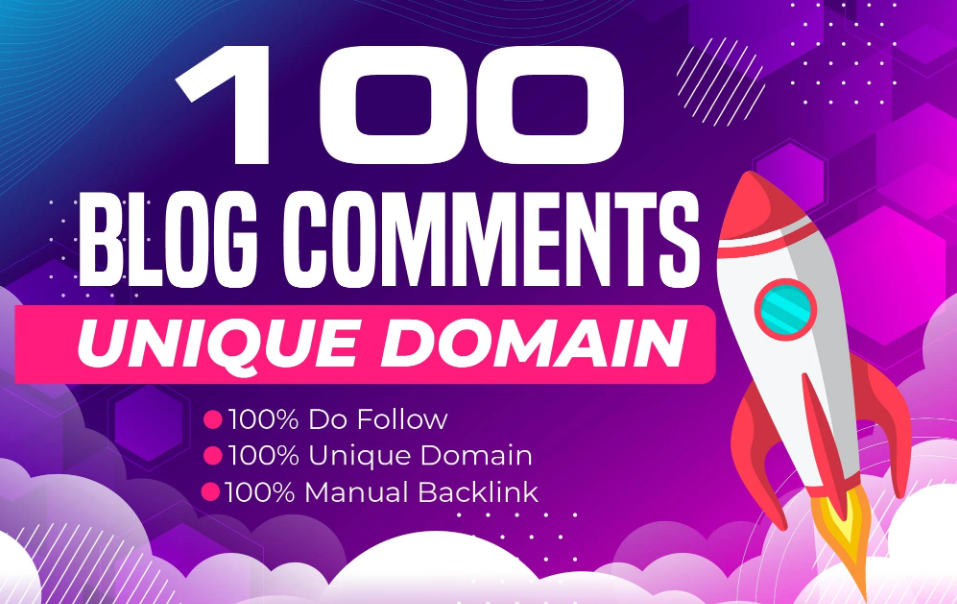 I will do 100 high quality blog comment backlinks for...