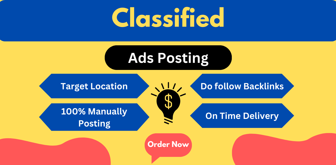 I will do provide classified ads posting top 60 class...