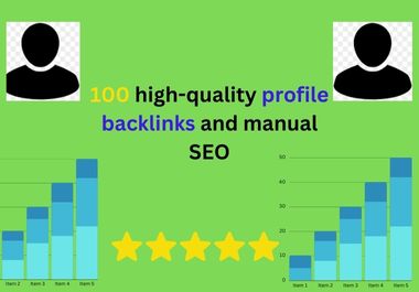 I will do 100 high-quality profile backlinks and manu...