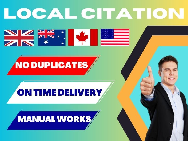 I will do top SEO local citations or business listing...
