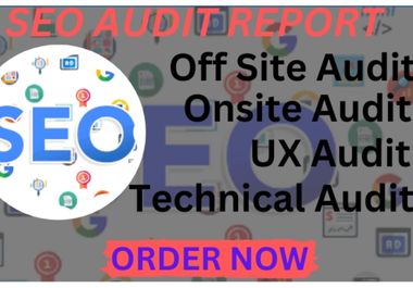I will do a full website SEO audit and competitor ana...