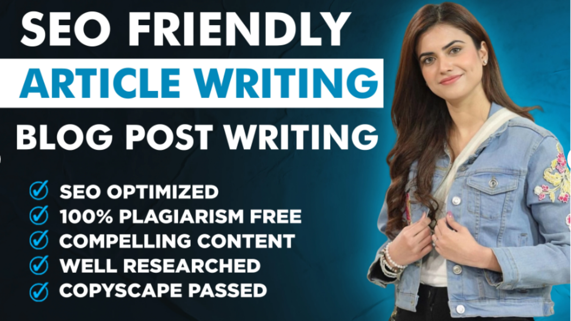 I will write 5 articles with 1500 words with SEO Opti...