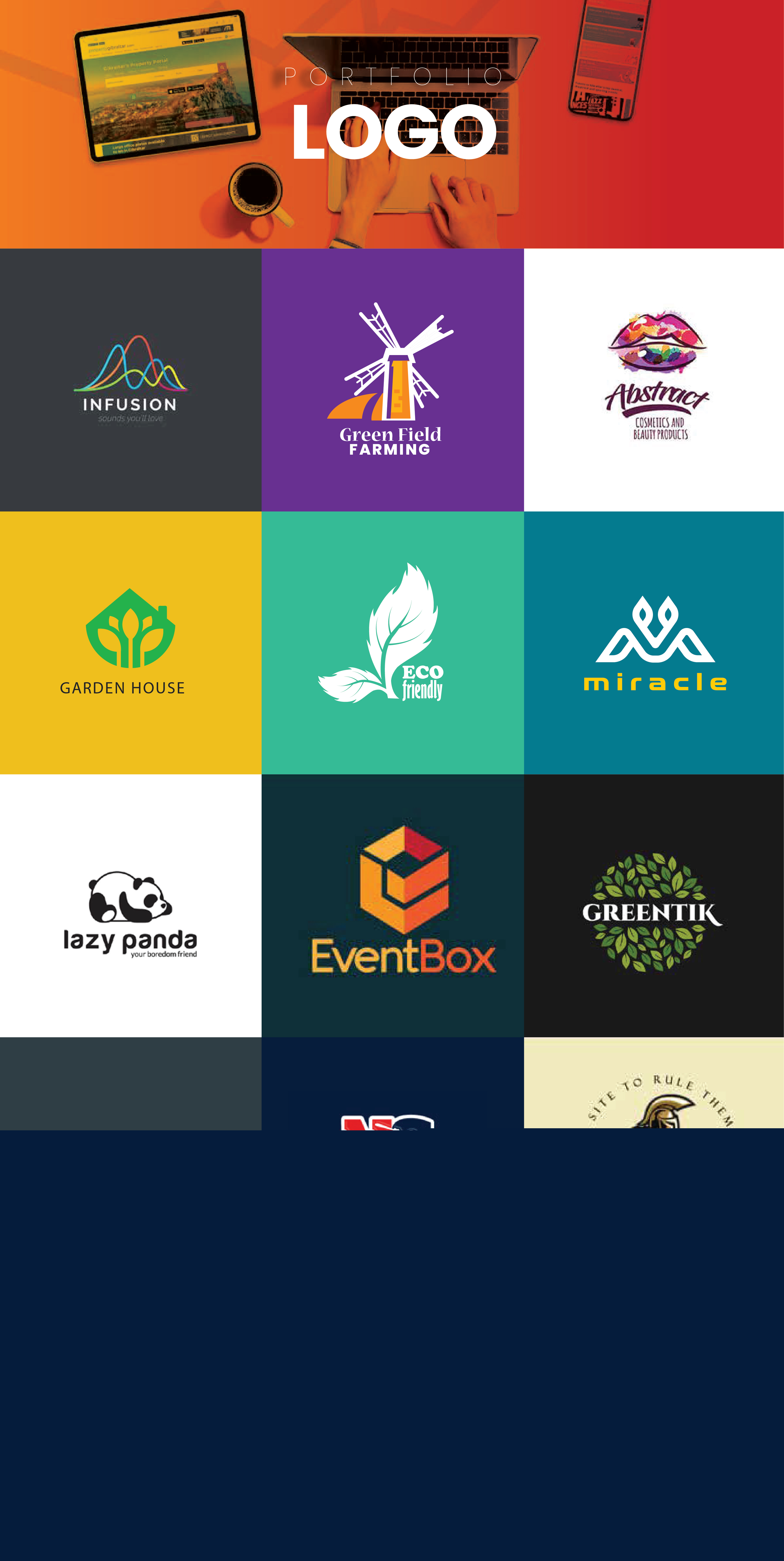 Company Logo and Typography logo
