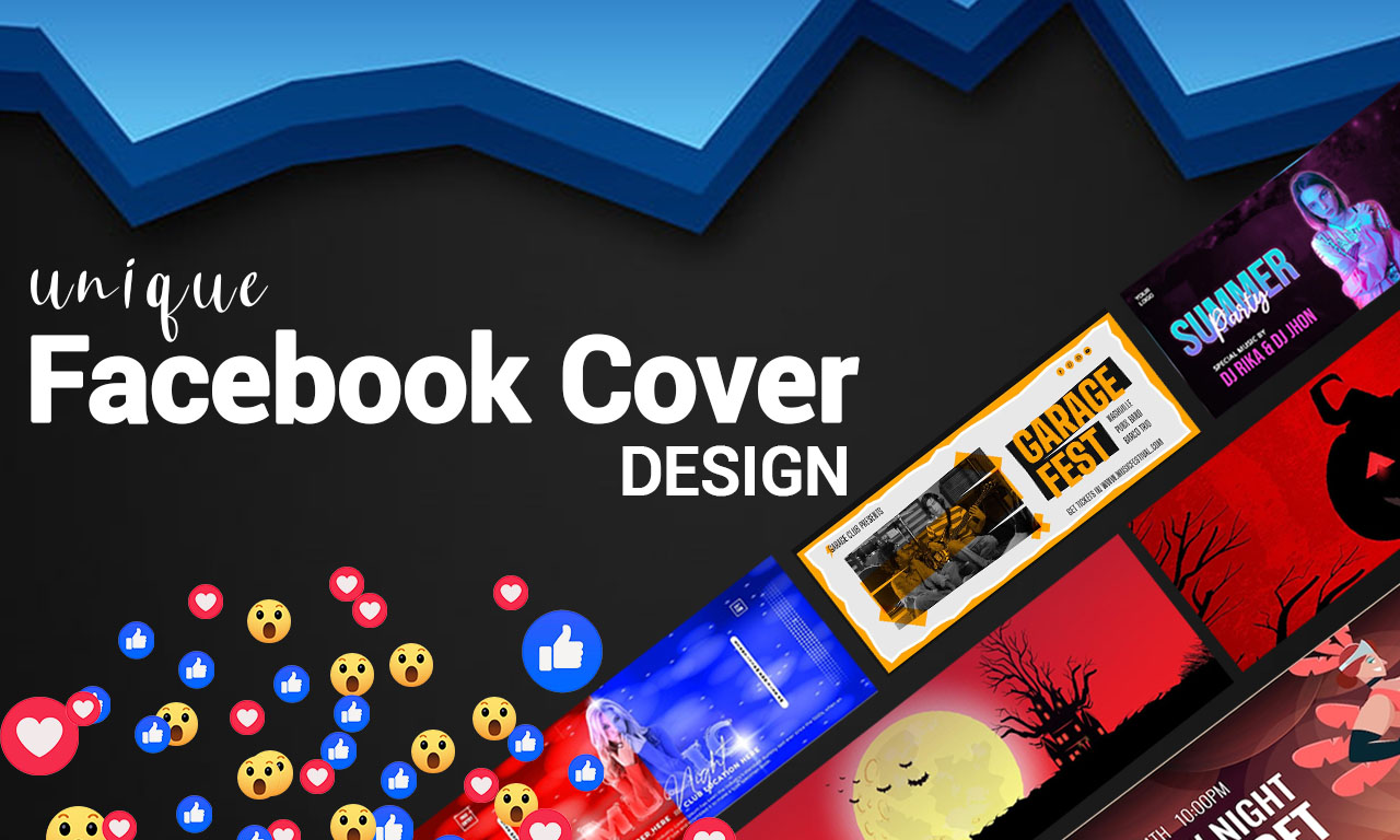 I will create a unique Facebook cover banner or ads d...