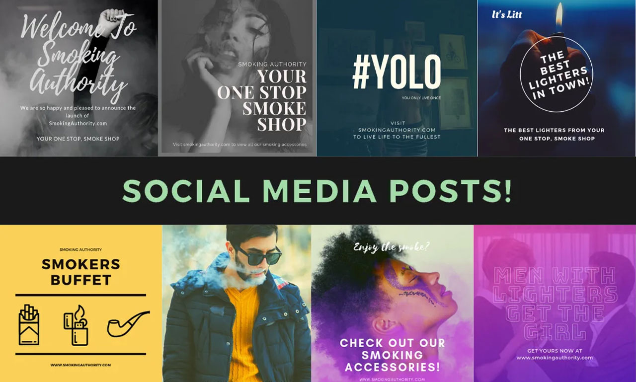 I will design attractive social media posts or creati...