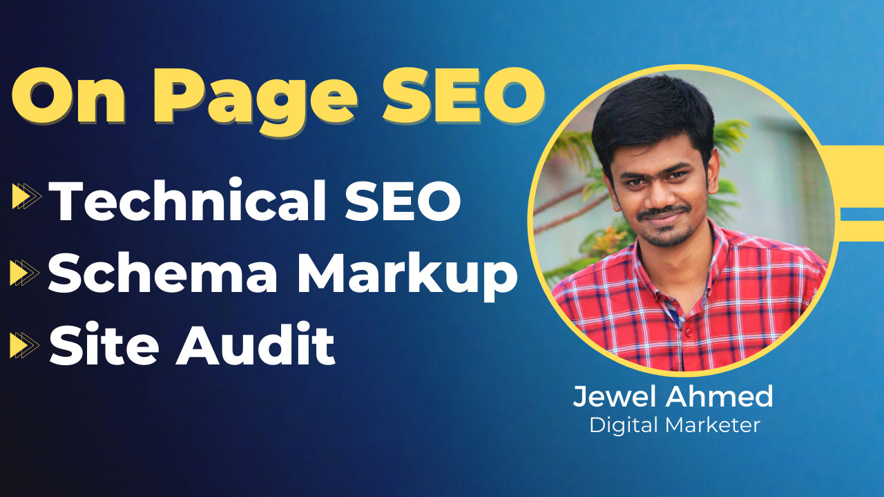 I will do on-page SEO and technical optimization serv...